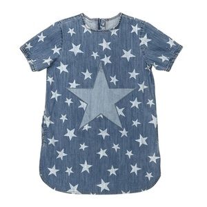Star Print Shift Dress
